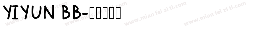 YIYUN BB字体转换